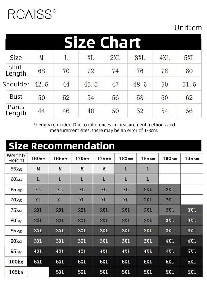 roaiss Men's Quick Dry Athletic Set, Short Sleeve T-Shirt and Elastic Waistband Shorts Activewear Set, Regular Fit Crewneck Workout Set,  Breathable Moisture Wicking Polyester Gym Outfit Set, High stretch Lightweight Sportswear Set for Running Training Boxing, White - Image 4